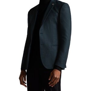 Ted Baker Dark Green Men's Wool Blazer